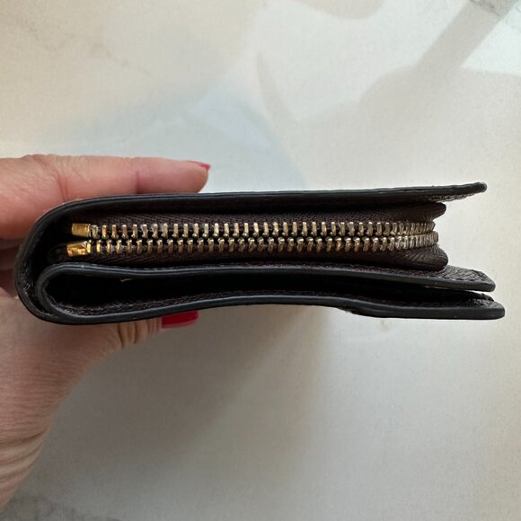 PREOWNED Authentic Louis Vuitton French Wallet (Damier Ebene Canvas) - Picture 4 of 13